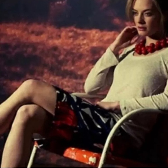 DONATED💥Anthropologie, Moulinette Seours “Foldover Poppy Fantastic Fields” Skirt - Picture 12 of 12